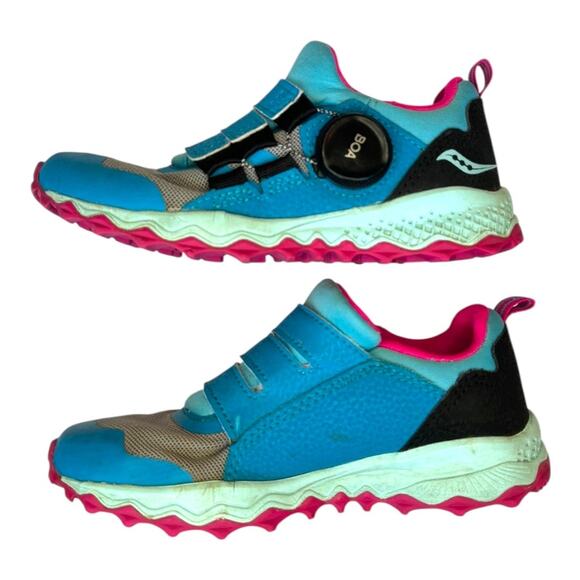 Saucony Unisex-Child Peregrine 12 Shield Boa Hiking Shoe - Size 11 - Picture 3 of 6